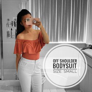 Off shoulder bodysuit